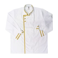 Aşçı Ceketi Dekoratif Çıt Çıt Sarı Biye